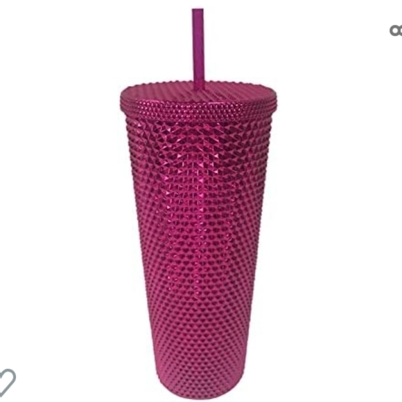 New Starbucks Holiday Winter 2022 Gold Sangria Bling Studded Cold Cup Tumbler - Picture 6 of 10